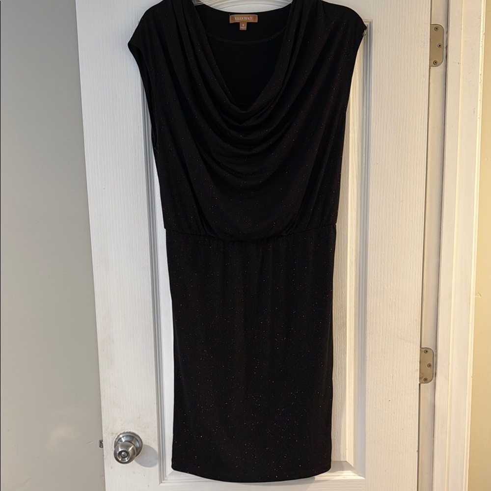 Elegant Black Dress with Subtle Sparkle